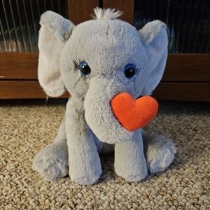 Hallmark 8" Valentine's Day Grey Elephant